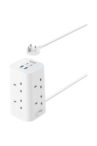 Anker USB 12-In-1 Power Strip White