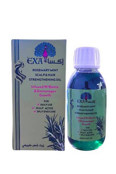 EXA Rosemary and Mint Oil for Strengthening Scalp and Hair from Aksa - 125ml