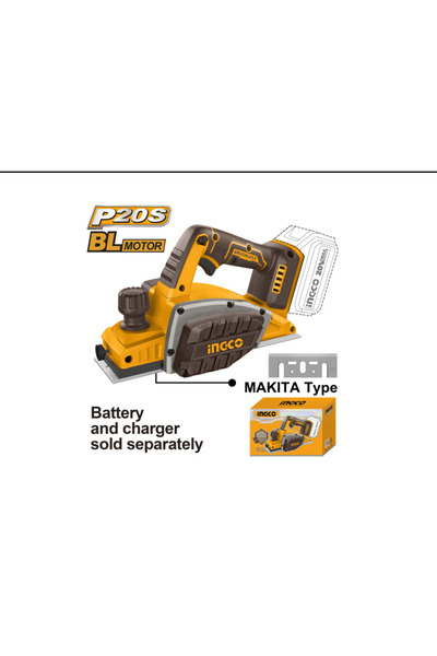 Ingco Rindea fără fir 82 x 2 mm fără perii 20 V (fără baterie și încărcător)