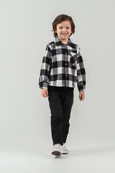 ARBİ kids Αγορίστικο καρό πουκάμισο και τζιν παντελόνι σε σετ δύο τεμαχίων