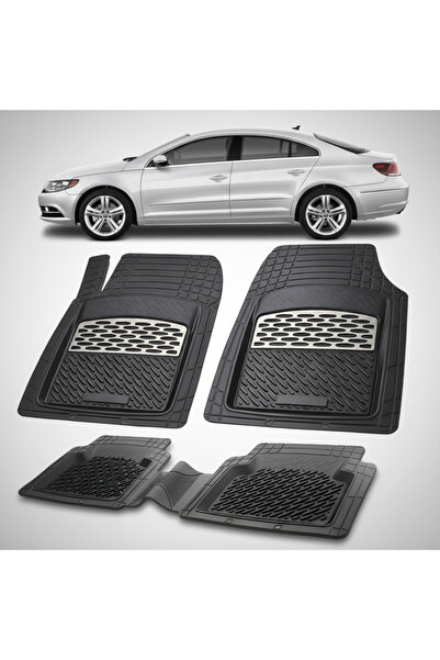 TEAMCAR Covorașe compatibile cu Volkswagen CC 2001-2016, argintii