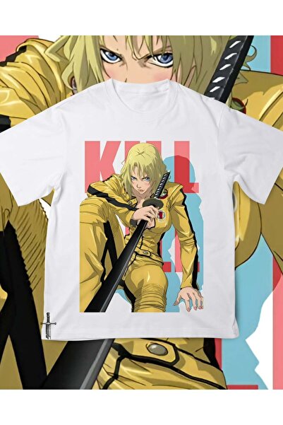 Touz Moda Kill Bill Printed Unisex Oversize T-Shirt