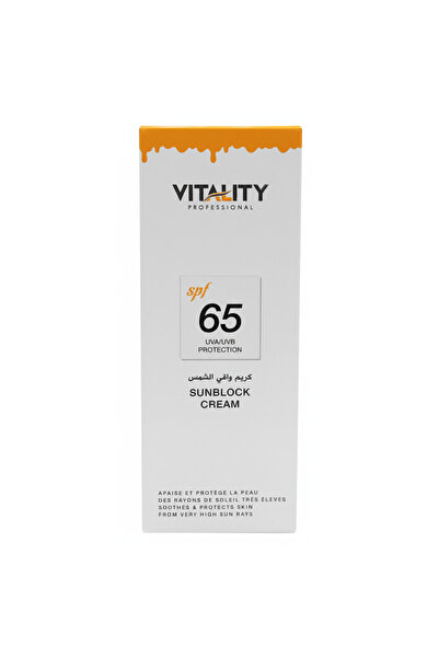 Vitality Professional Sunblock Cream SPF 65 - 100ml