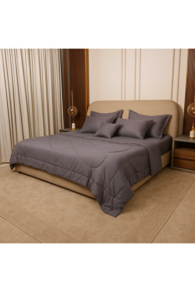 FoamZone 10-piece plain microfiber comforter