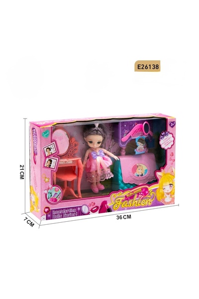 NiceLook دميه فاشن الاميرع مع طاوله تسريح واكسسوالاات