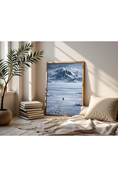 alphobitasarım A Silent Resistance Story - the Lonely Penguin - Decorative Wa...