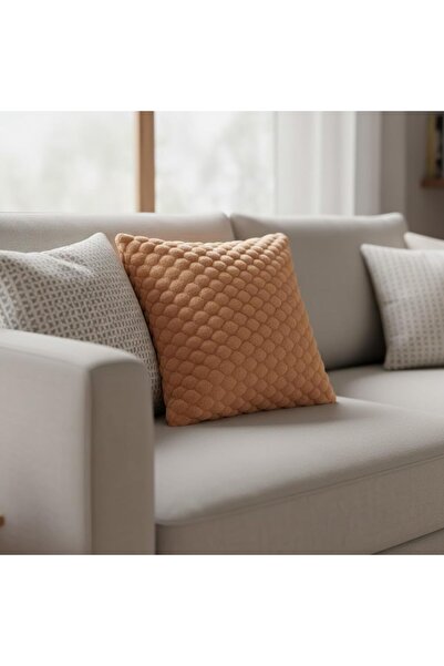 AL SAHIR GARMENT INDUSTRY L.L.C Premium Bubble Cushion Cover 43×43 cm – Soft Textured Decorative Throw Pillow Case