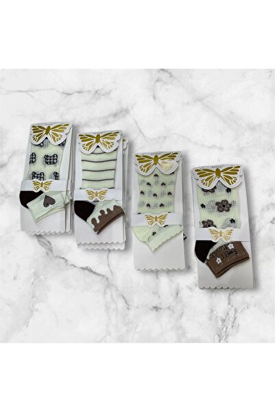 socksbox Girls' soft wool knitted sock set (12 pieces)