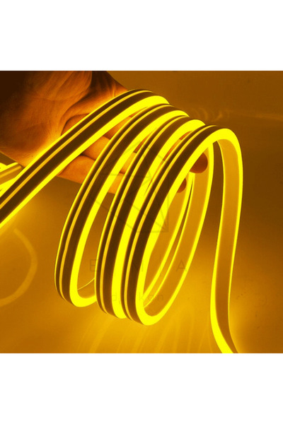 Allians 12V Neon LED Esnek Aydınlatma Şeridi, 5 Metre, Parlak ve Dayanıklı