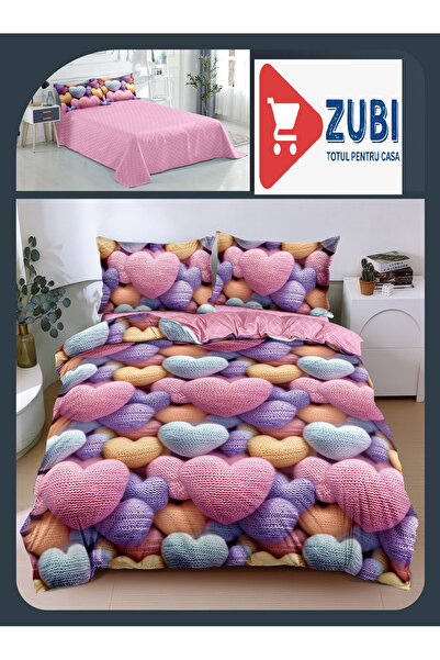 OEM 3D Satin Cotton Bedding, 4 Pieces, Double Bed, bed sheet 240x250 cm