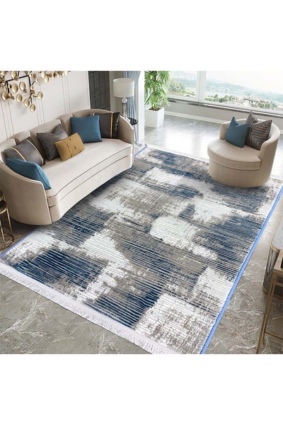 Avangard Classic Carpet AVG36936, Grey/Turquoise