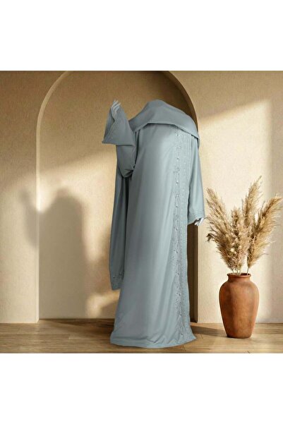 Melen Prayer dress with embroidered tassel - Gift - Light green