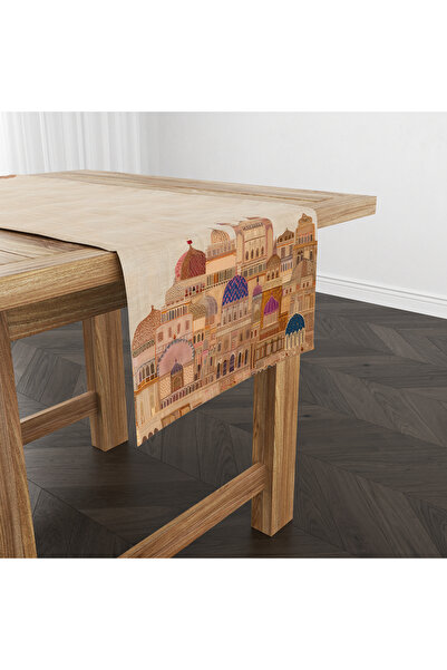 Filamente Ramadan Runner / Ramadan Pattern / Stain Resistant - Washable Micro...