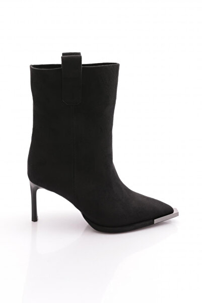 DGN 1836 Women's Pointed Toe Heeled Boots