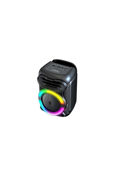 HEPU HP-114 Partybox Bluetooth Hoparlör – 4” Hoparlör, 15W Güç, RGB Işık, TWS...