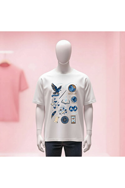 Vordevia Harry Potter Printed Crew Neck Wide Fit Unisex Tshirt