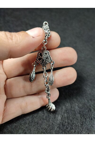 İskeçe Tesbih German Silver Rosary with Tassel
