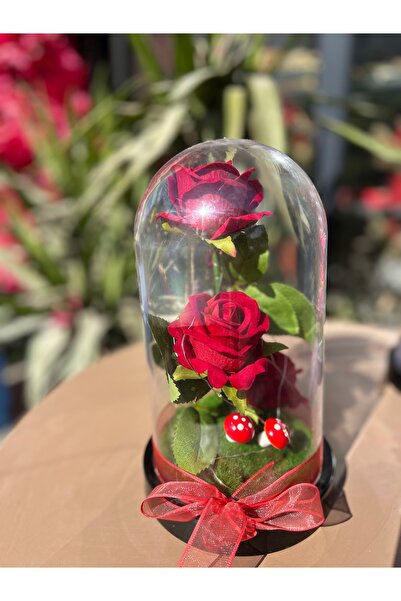 Tasarım Silindir Kutuda Yapay Gül