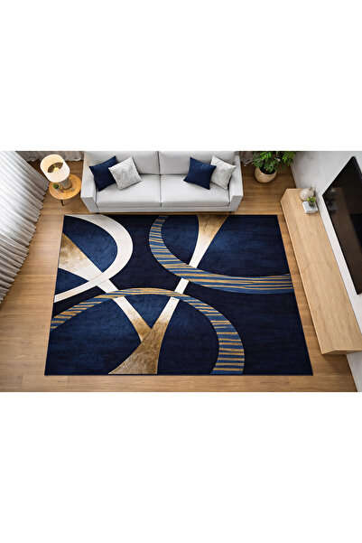 ŞIK VE MUTLU Modern Non-Slip Base Living Room Carpet 220 X 160 cm
