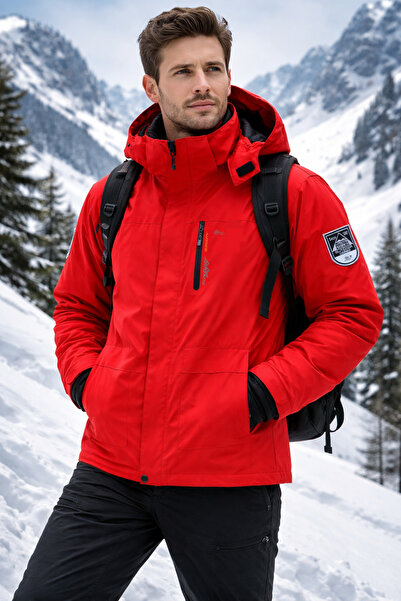 MODA İthal Çift Katlı 3’ü 1 Arada Outdoor Mont (Yağmurluk + Polar)