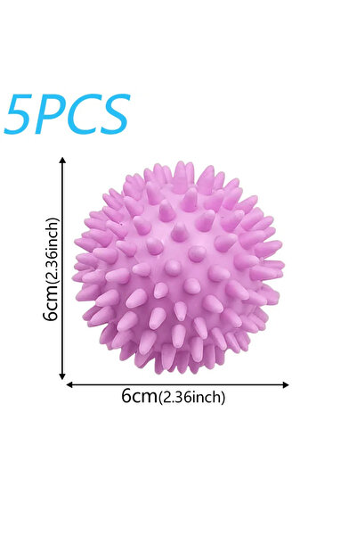 Choice1 5 كرات غسيل بنفسجية اللون، كرات سحرية مضادة للتشابك، للتجفيف والتنظيف...
