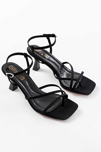 NiceDiffer Women's Sandals Ankle Strap 6cm Heeled Sandals