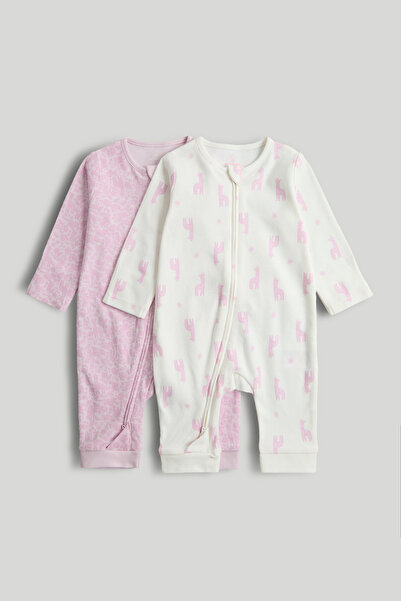 MOTHERCARE 2Li Zürafa Fermuarlı Paçalı Uyku Tulumu