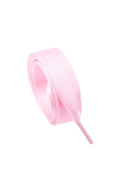 Dotail Flyingfish shoelaces, satin, pink, 100cm