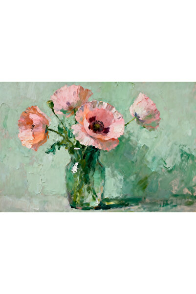 VeliumCraft Tablou Canvas Dansul macilor 2, 60 x 40 cm, natura, peisaj, stil ...