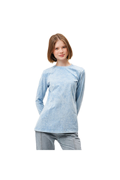 Mod Kids Longsleeve Damski 100% Bawełna Stonewash Luźny Krój Rozmiar 3XL