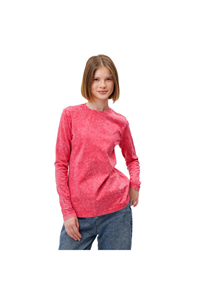 Mod Kids Longsleeve Damski 100% Bawełna Stonewash Luźny Rozmiar 4XL