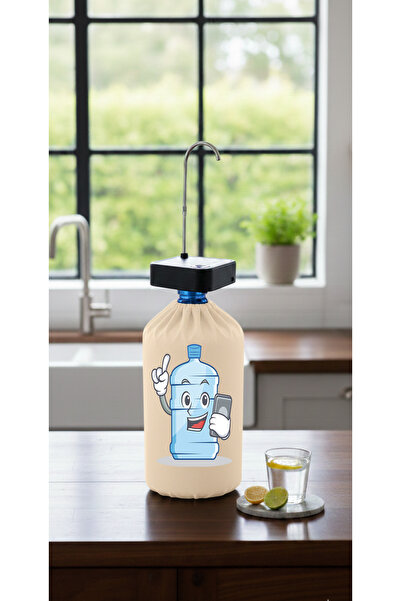 Boom town غطاء زجاجة من القماش الكريمي، غطاء زجاجة من القماش الطبيعي، واقي من...