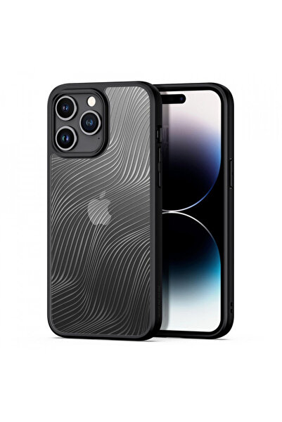 Dux Ducis iPhone 15 Pro Max Aimo διαφανής θήκη με μαύρες άκρες
