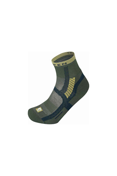 Lorpen SOCKS T3LSC T3 LIGHT HIKER SHORTY ECO ANTHRACITE/GREEN
