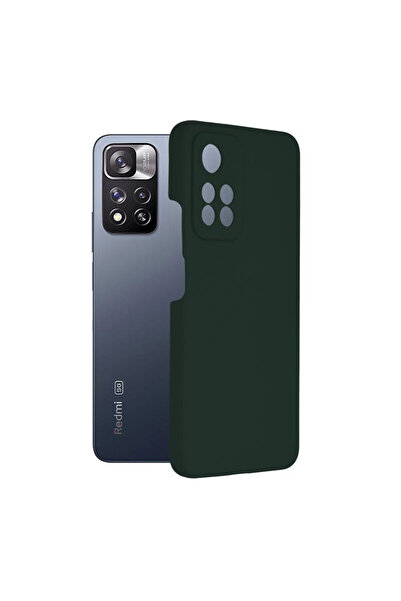 Techsuit Husa Xiaomi Redmi Note 11 Pro+ Soft Edge Silicone Dark Green