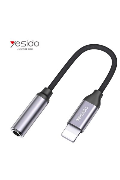Yesido YAU21 كابل صوت Aux إلى كابل محول الصوت 10 سم 3.5 مم AUX محول سماعات ال...