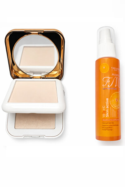 OEM Makeup kit for the face – compact powder + setting spray with Vitamin C