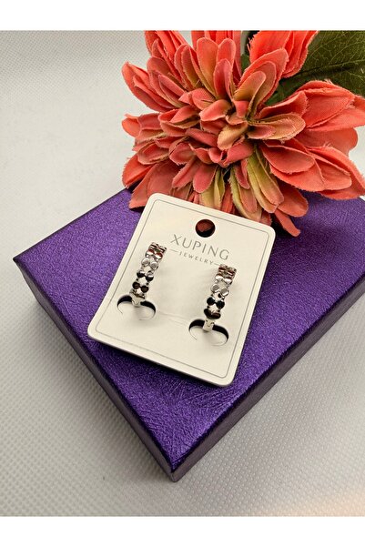 XUPING JEWELRY Jeweler's Series Pointed Row Steel Hoop Earrings