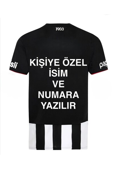 Forma KİŞİYE ÖZEL İSİM-NUMARA Be'şi'ktâş 2025/2026 Sezon ÇUBUKLU YETİŞKİN FUT...