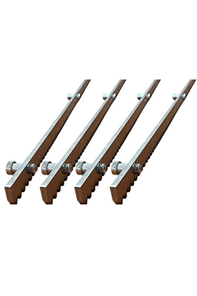 KramsanGlobal 8x30mm Bahçe Otomatik Kayar Kapı Kremayer Dişlisi 1 metre (4lü ...