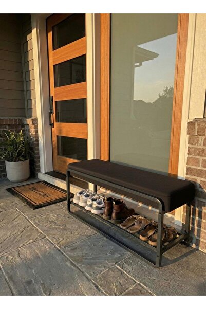 TodekHome Line Modern Bench Puf | 120 cm - Antre, Giriş Holü , Ofis İçin Şık ...