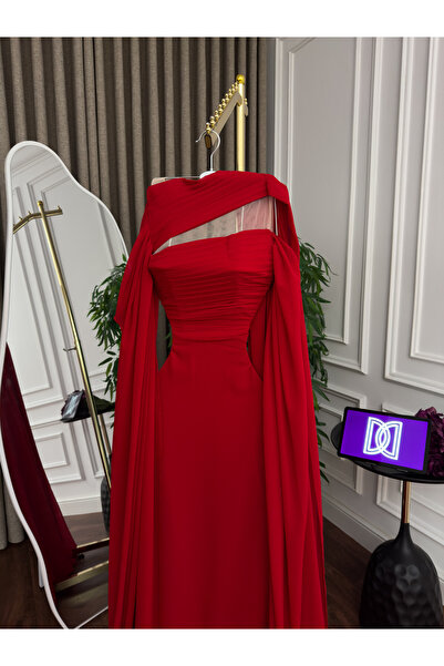 BTROON Chiffon double cloche dress