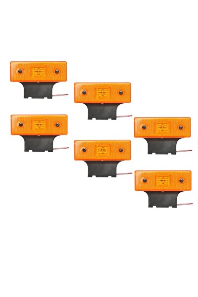 UNIVERSAL BLUE Set 6 lampi laterale, led, galbene, 12/24 V, plastic, agabarit...