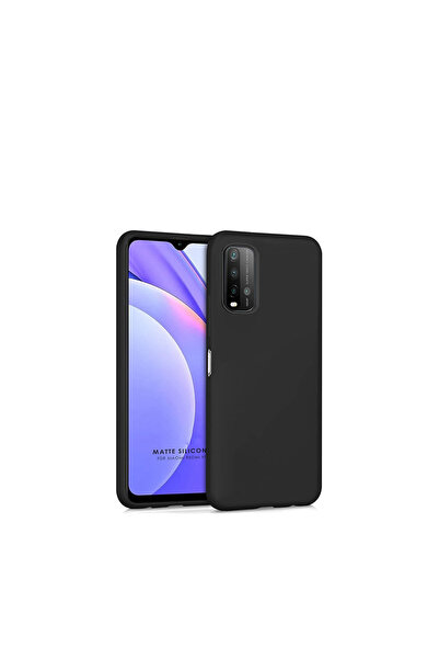 bewn Redmi 9t Uyumlu Siyah Lansman İçi Kadife Telefon Kılıfı