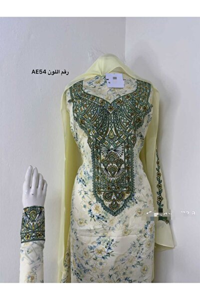 QUINN مخاوير مخور معا طرحه مطرز بالكريستال قماش بدون تفصيل