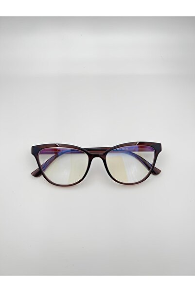 ZENIT نظارات بامبل براون النسائية ذات الإطار الأزرق مع زجاج بصري قابل للتغيير...