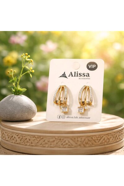 XUPING JEWELRY ALİSSA VİP XUPİNG KÜPE 14K GOLD KARARMAZ ALERJİ YAPMAZ