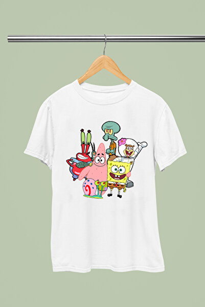 MAGORS Spongebob Printed Cotton Short-Sleeved Regular Fit Youth and Children'...