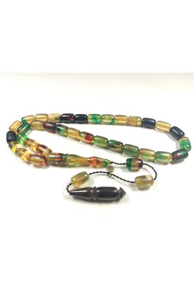 İskeçe Tesbih Erkan Çubukçu Usta Eser Sertificat Rengin Zirvesi O Foc-i Chihl...