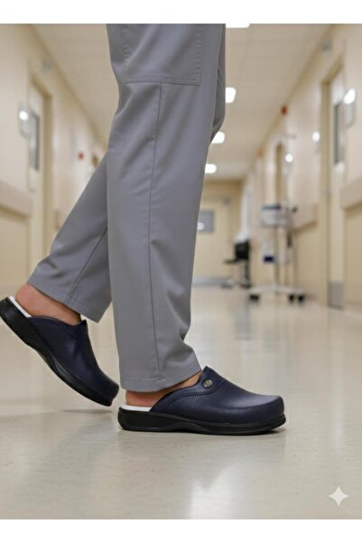 Biocomfort Men's Navy Blue Sabo Hospital -Doctor-Nurse-Cook-Staff Orthopedic ...